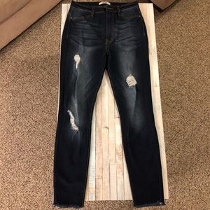 Refuge High Waist Destroyed ripped skinny jeans 6